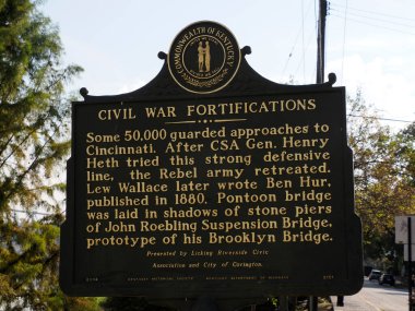 COVINGTON, ABD - 7 Eylül 2024 Riverside tarihi bölge detaylarını yalamak