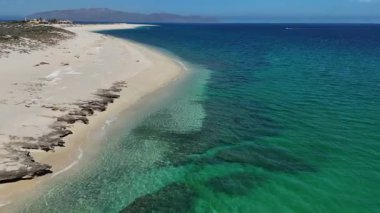 La ventana bcs playa punta plaj insansız hava aracı Panorama baja California sur Mexico manzarası