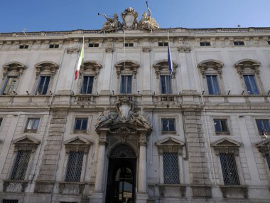 Quirinale Sarayı Roma detayı İtalya