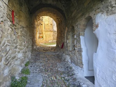 Bussana Vecchia sanatçısı 1887 'deki depremde yıkılan ortaçağ köyüne geri çekildi.