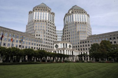 CINCINNATI, ABD - SEPTEMBER 4 2024 - Procter & Gamble P & G şirketi gökdelen inşa ediyor