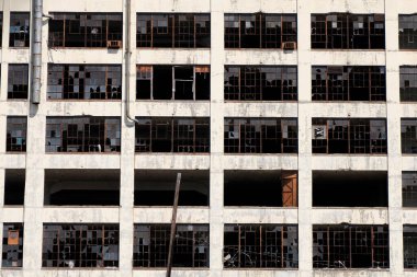 Cincinnati Ohio endüstriyel yapı terk edildi.