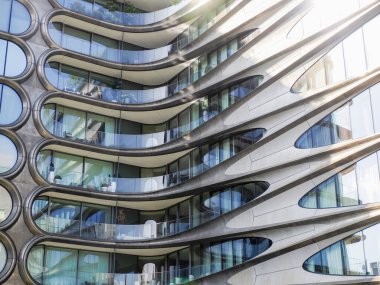 Hudson Tersanesi New York Modern Binalar Yüksek Hat Detaylı Yansıması
