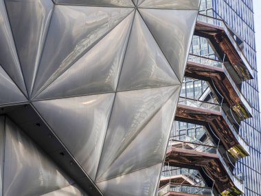Hudson Tersanesi New York Modern Binalar Yüksek Hat Detaylı Yansıması