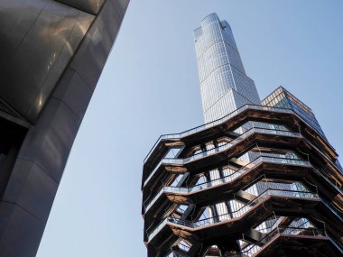 Hudson Tersanesi New York Modern Binalar Yüksek Hat Detaylı Yansıması