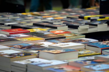TORINO, ITALY - 15 Mayıs 2025 - Lingotto Fiere Torino 'daki Salone Internazionale del Libro (Uluslararası Kitap Fuarı) okuma ve fikirler dünyasının en önemli İtalyan festivalidir.