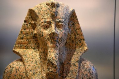 TURIN, İTALYA - 14 Mayıs 2025 - Mısır Müzesi dünyanın en önemli ikinci Mısır Koleksiyonu olarak kabul edilir..