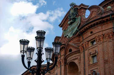 Torino İtalya 'daki Carignano Sarayı