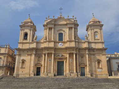 Noto Katedral Barok Kilisesi Kubbesi Sicilya
