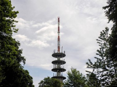 Konigstuhl Heidelberg büyük iletişim kuleleri Almanya antenleri