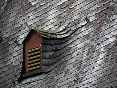 Eberbach Manastırı Almanya Antik çatı kiremitleri