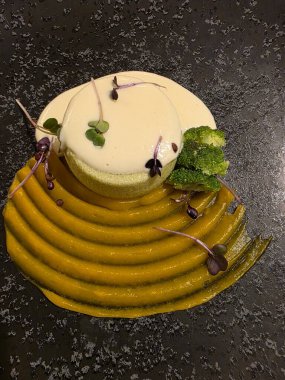 Kabak kremalı peynirli sufle.