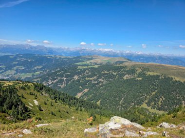 Putia dağı Val badia Dolomites dağları İtalya panorama manzarası