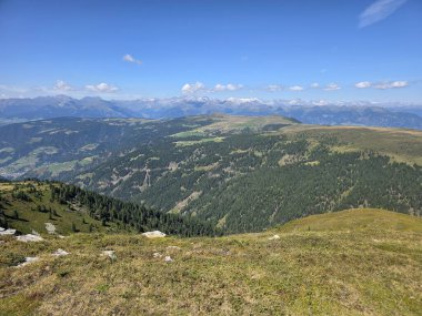 Putia dağı Val badia Dolomites dağları İtalya panorama manzarası