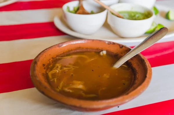 Pilzsuppe Traditionelle Mexikanische Küche — Stockfoto