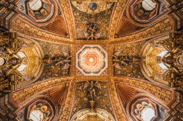 Детали Купола Часовни Церкви Тепозцотлан — стоковое фото
