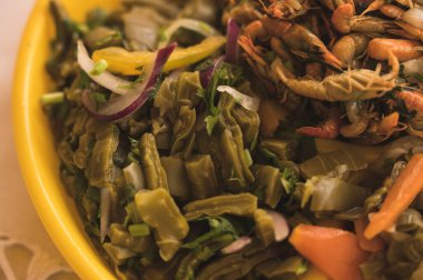 Meşhur ve geleneksel Meksika yemeği 