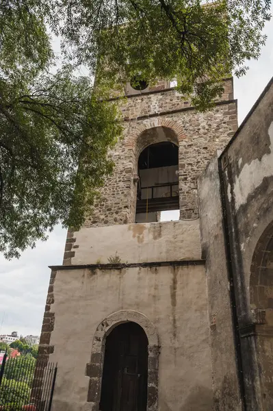 Detalhes Templo Antigo Convento São Francisco Tlaxcala México — Fotografia de Stock