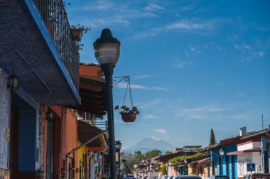 Coatepec Veracruz 'un Büyülü Kasabası Sokağı