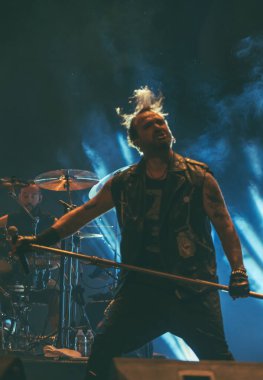 Portekizli grup Moonspell 'in Toluca, Meksika' daki konseri.