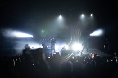 Portekizli grup Moonspell 'in Toluca, Meksika' daki konseri.