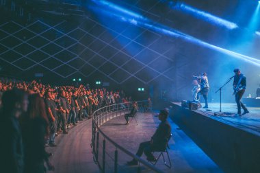 Portekizli grup Moonspell 'in Toluca, Meksika' daki konseri.
