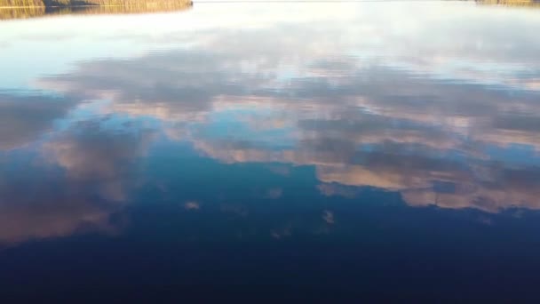 亚尼萨里维湖的空中景观 俄罗斯卡累利阿 — 图库视频影像