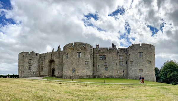 Замок Чирк Века Возле Рексема Уэльсе Даты 1295 Года — стоковое фото