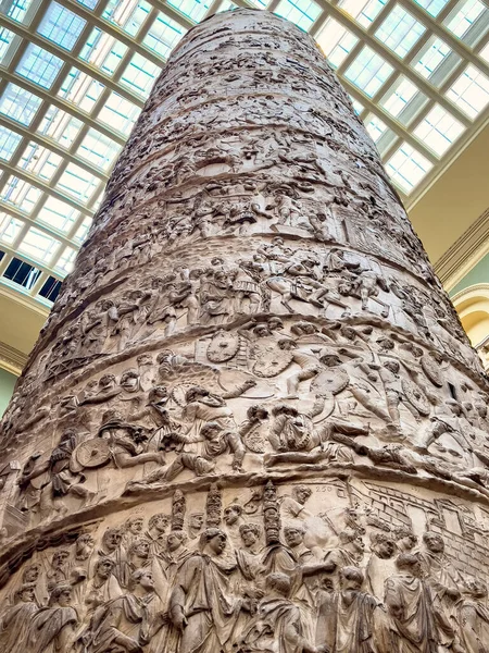 Roman Column Cast Room Victoria Albert Museum Central London United — Stock Photo, Image