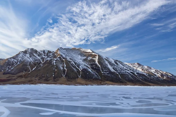 Grönland Doğusundaki Kral Christian Kuzeybatısındaki Dağlar — Stok fotoğraf