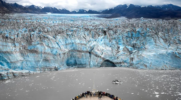 Παραγόμενο Τοπίο Βάση Τον Παγετώνα Lamplugh Στο Εθνικό Πάρκο Glacier — Φωτογραφία Αρχείου
