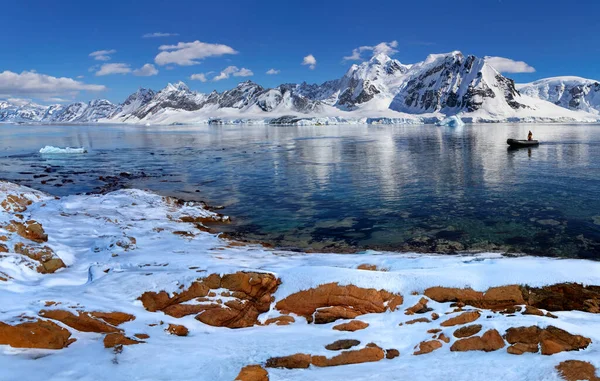 Cuverville Bay Der Nähe Von Danko Island Auf Der Antarktischen — Stockfoto