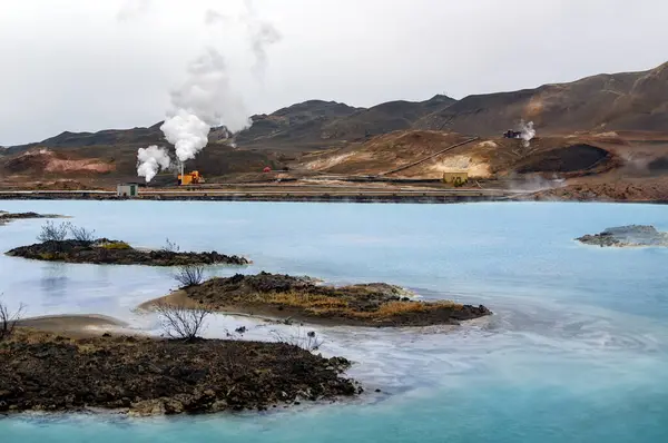 Myvatn Geothermal Power Plant North Iceland — Stock Photo, Image