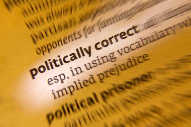 Politically correct (PC) is a term which denotes language, ideas, policies, and behavior seen as seeking to minimize social and institutional offense in occupational, gender, racial, cultural, sexual orientation, certain other religions, beliefs or i clipart