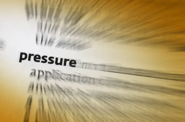 Pression Force Physique Continue Exercée Sur Contre Objet Par Quelque — Photo