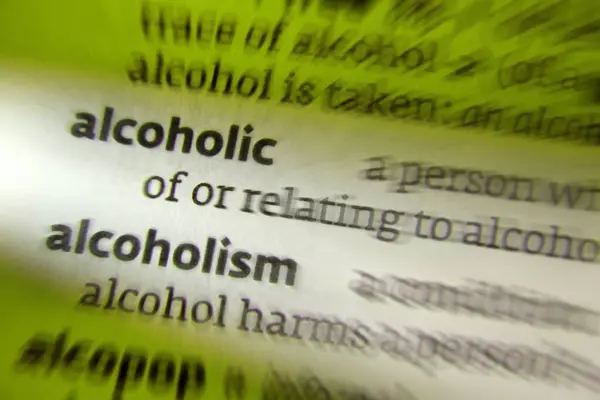 Алкоголізм Залежність Від Алкоголю Симптоми Вживання Великої Кількості Алкоголю Протягом Стокове Зображення