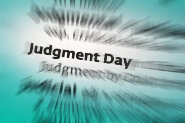 Judgment Day Time Last Judgment End World Stock Picture