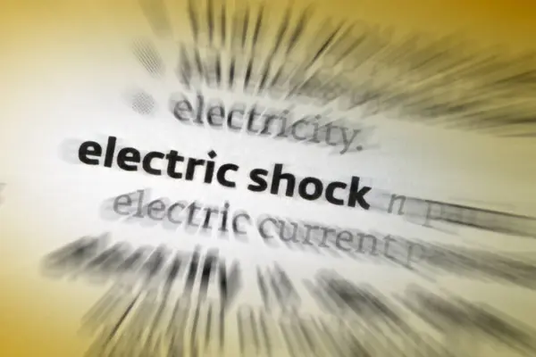 Electric Shock Occurs Contact Any Source Electricity Causes Sufficient Current Royalty Free Stock Photos