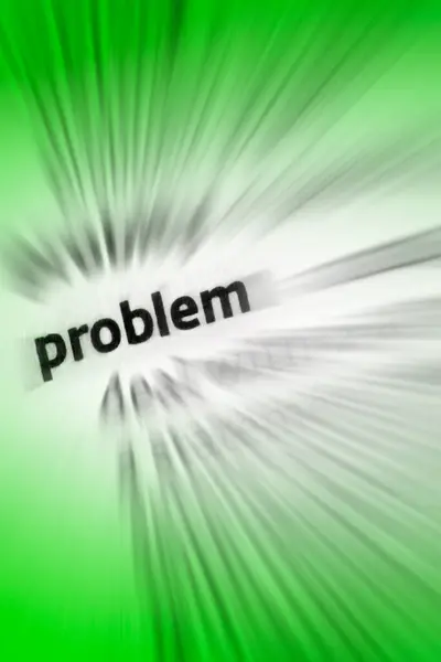 Problem Matter Situation Regarded Unwelcome Harmful Needing Dealt Overcome Thing Stock Picture