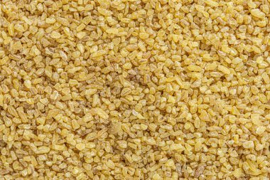 bulgur buğday arka planı. bulgur buğday dokusu. Üst Manzara. Yüksek kalite fotoğraf