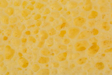 Sarı sünger dokusu yakın plan. Yüksek kalite fotoğraf