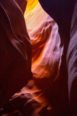 Yukarı Antilop Kanyonu, Navajo Kabile Parkı, Page, Arizona