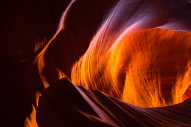 Yukarı Antilop Kanyonu, Navajo Kabile Parkı, Page, Arizona
