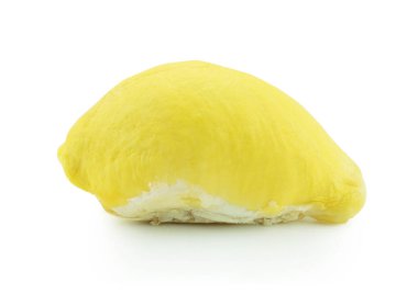 meyve Kral, durian kırpma yolu beyaz zemin üzerine.