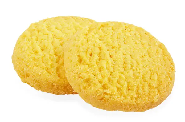 Beyaz arkaplanda izole edilmiş çerezler.