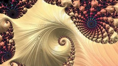 Soyut fraktal arka plan. Canlandırılmış 4K video