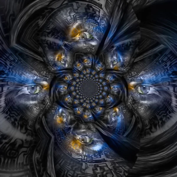 All Seeing Eye Abstract Fractal Royalty Free Stock Photos