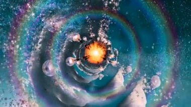 Fikirleri olan adamlar. Canlandırılmış 4K video