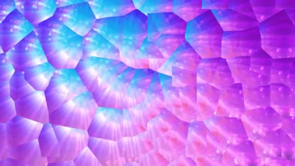 Kaleidoscopische Abstracte Achtergrond Geanimeerde Video — Stockvideo