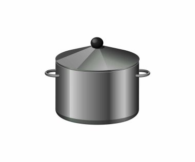 vektör pişirme kabı simgesi